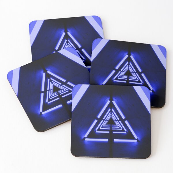 Item preview, Triangular Tunnel & Blue Neon Lights designed and sold by Electric Shock!! Design.
