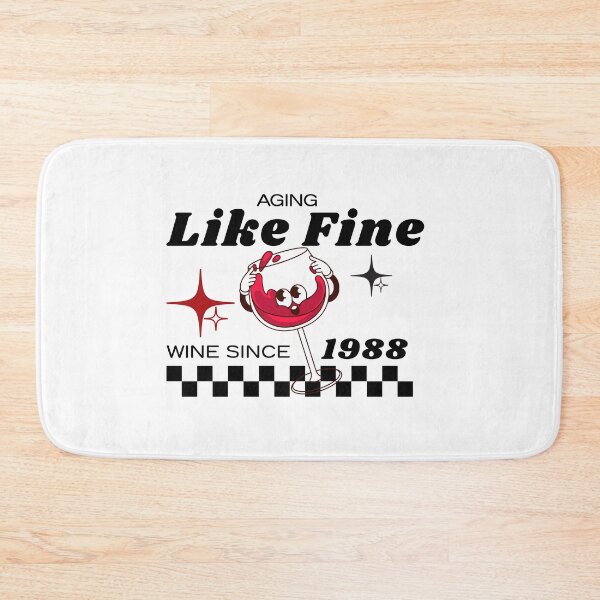 Item preview, Aging Like Fine Wine Since 1988 | Funny Wine Lover Birthday Gift designed and sold by luckyhue.
