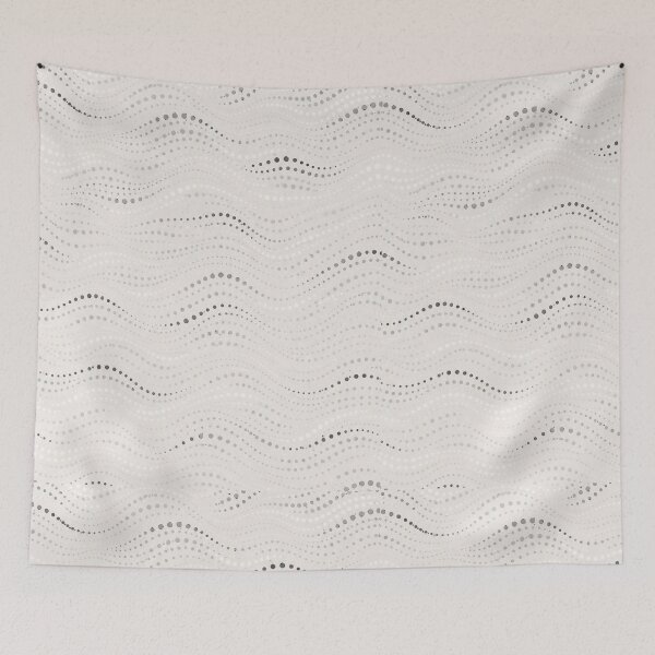 Item preview, Monochrome Dot Wave Pattern designed and sold by FreshPixelArt.