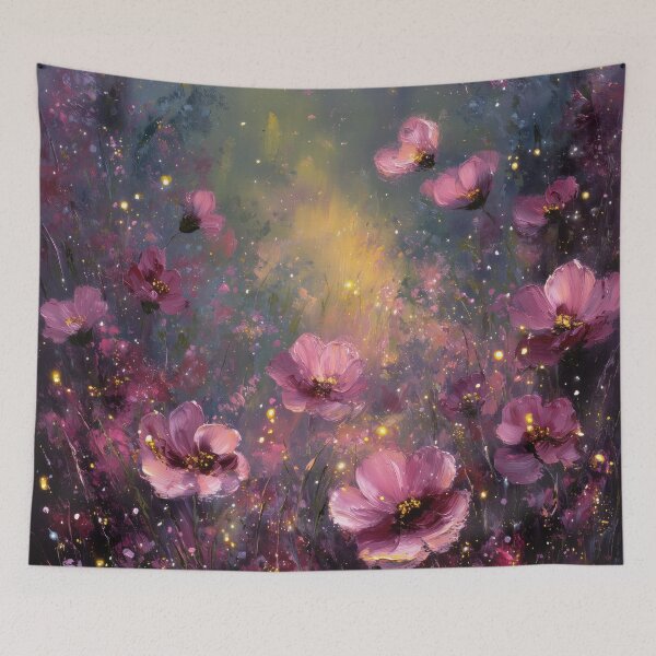 Item preview, Pink wildflowers - enchanted fairy garden designed and sold by monchie.