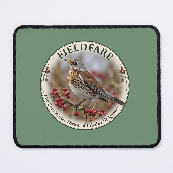 Item preview, FIELDFARE – The bold winter thrush of Britain's hedgerows designed and sold by The Digital Compass.