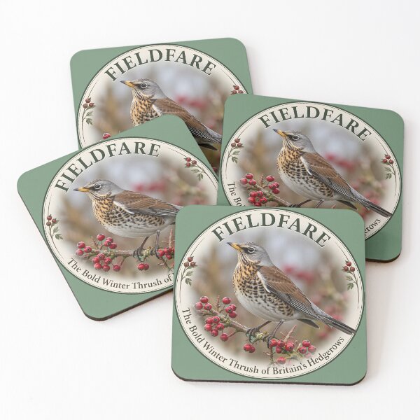 Item preview, FIELDFARE  – The bold winter thrush of Britain's hedgerows designed and sold by The Digital Compass.