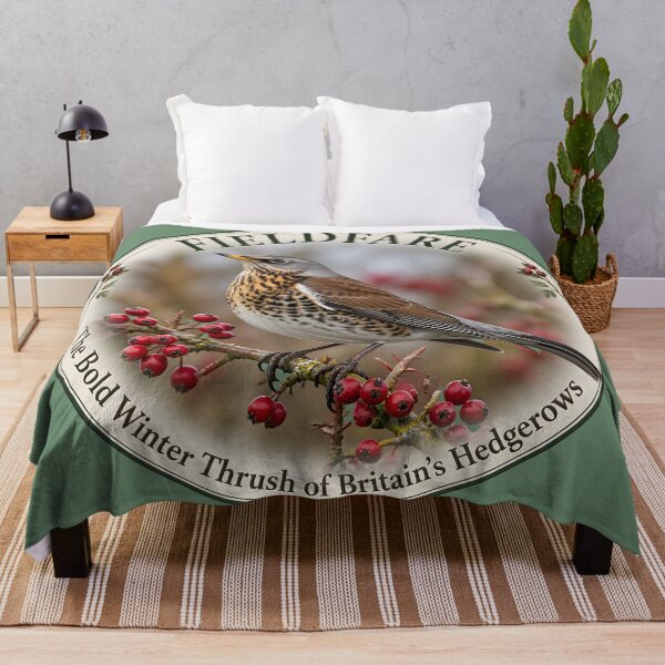 Item preview, FIELDFARE – The bold winter thrush of Britain's hedgerows designed and sold by The Digital Compass.