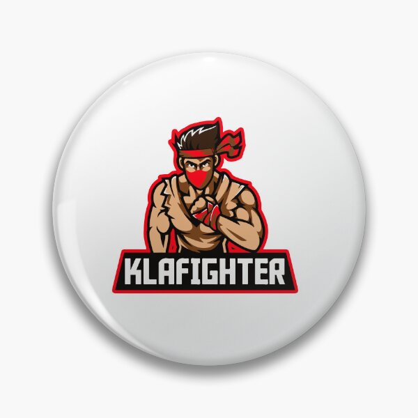 Item preview, KLA Fighter Logo | Aggressive Warrior Gaming Esports Mascot Emblem designed and sold by LeoArt007.