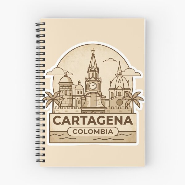 Item preview, Cartagena Colombia Sticker — Vintage Walled City Travel Badge designed and sold by ColombianaShop.