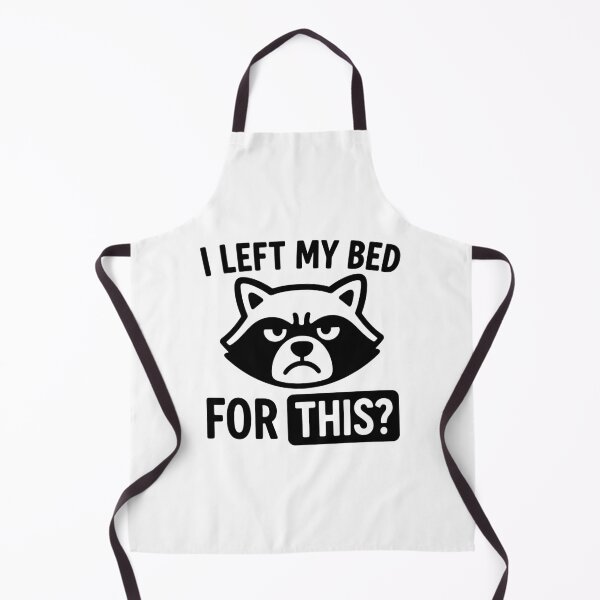 Item preview, I Left My Bed For This? Funny Raccoon Lazy Mood designed and sold by gunaone-design.