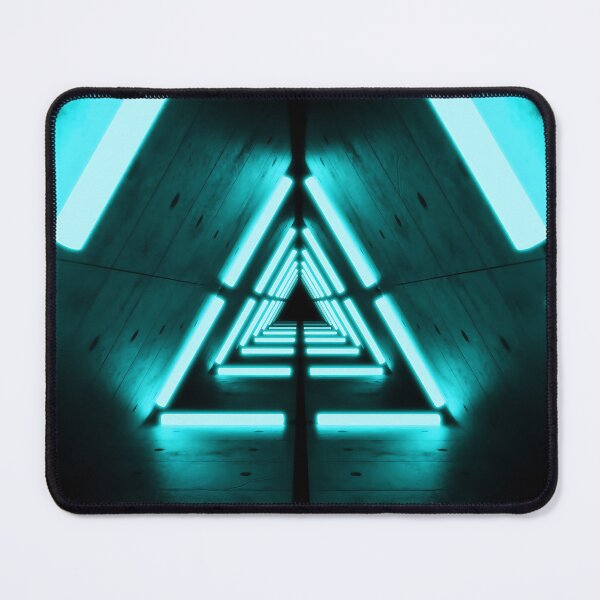 Item preview, Triangular Tunnel & Cyan Neon Lights designed and sold by Electric Shock!! Design.