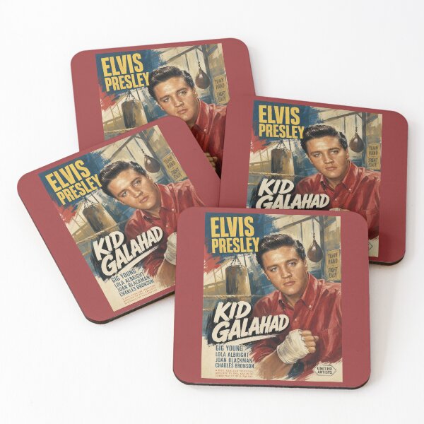 Item preview, Kid Galahad 1962 Vintage Cinema Poster designed and sold by ElvisVintagePosters.