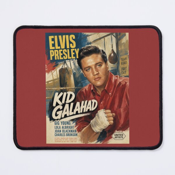 Item preview, Kid Galahad 1962 Vintage Cinema Poster designed and sold by ElvisVintagePosters.