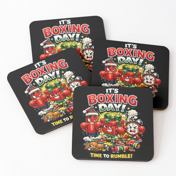 Item preview, It's Boxing Day! Time to Rumble - Funny Holiday Boxing day designed and sold by SidTastic .