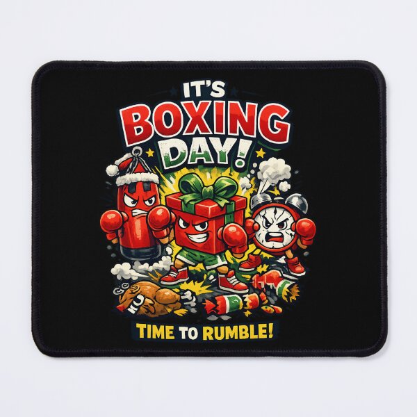 Item preview, It's Boxing Day! Time to Rumble - Funny Holiday Boxing day designed and sold by SidTastic .