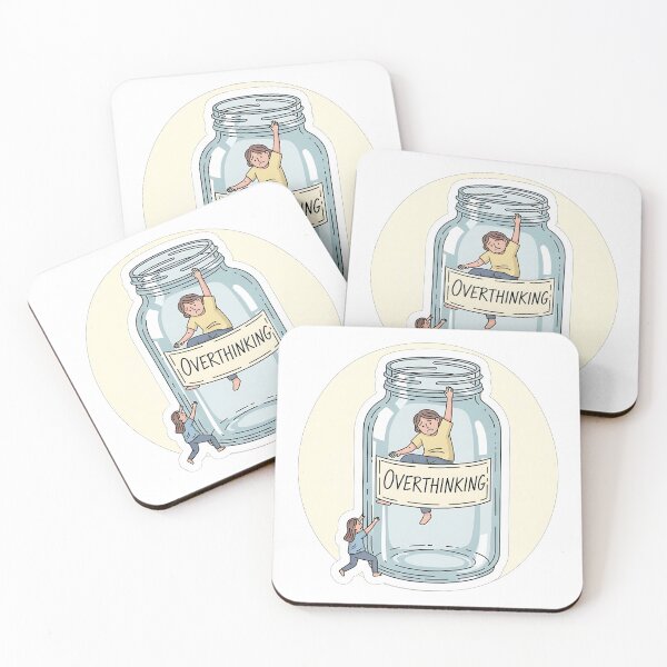 Item preview, Stuck in Overthinking Jar designed and sold by Michaelragheb.