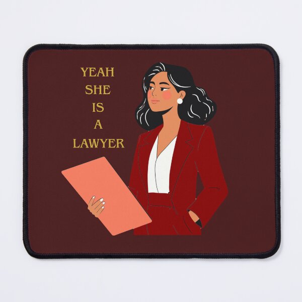 Item preview, Yeah She Is A Lawyer Female Attorney Art designed and sold by busesplace.