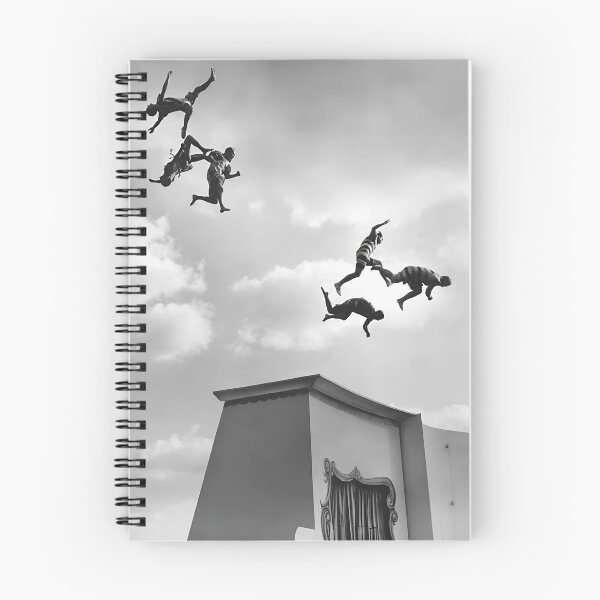 Item preview, Flying divers, NYC squad, Aquazanies Flushing Meadows stunt team swimming vintage black and white photograph designed and sold by Astrid Arkhangelsky.