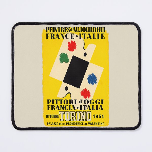 Item preview, Turin French Italian Art Exhibition 1951 - Vintage Poster designed and sold by Torinostalgia.