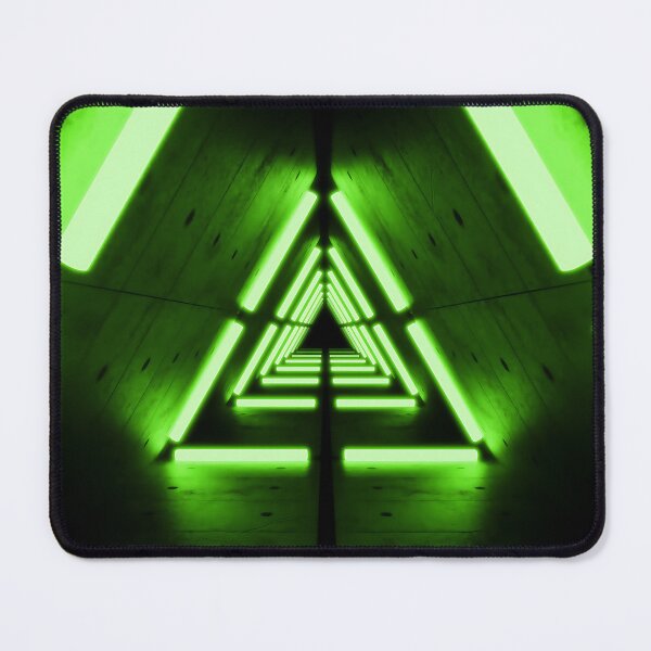 Item preview, Triangular Tunnel & Green Neon Lights designed and sold by Electric Shock!! Design.