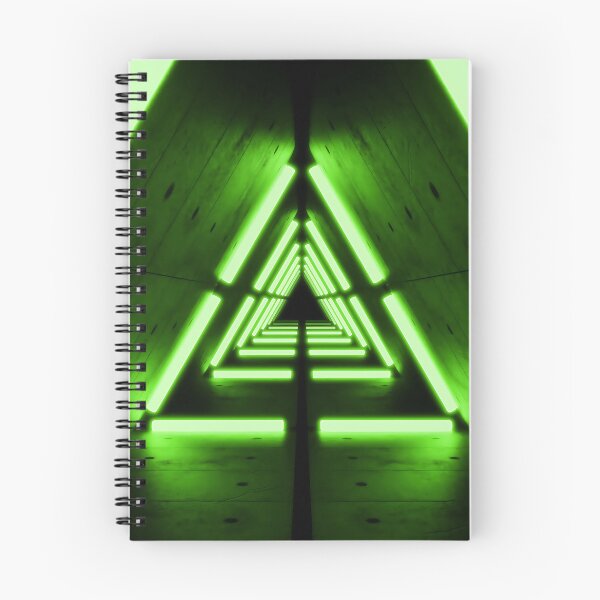 Item preview, Triangular Tunnel & Green Neon Lights designed and sold by Electric Shock!! Design.