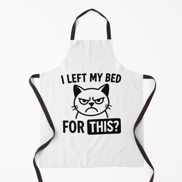 Item preview, Funny Cat Meme "I Left My Bed For This?" Lazy Mood designed and sold by gunaone-design.