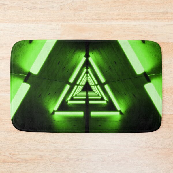 Item preview, Triangular Tunnel & Green Neon Lights designed and sold by Electric Shock!! Design.