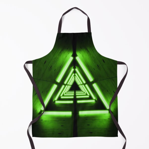 Item preview, Triangular Tunnel & Green Neon Lights designed and sold by Electric Shock!! Design.
