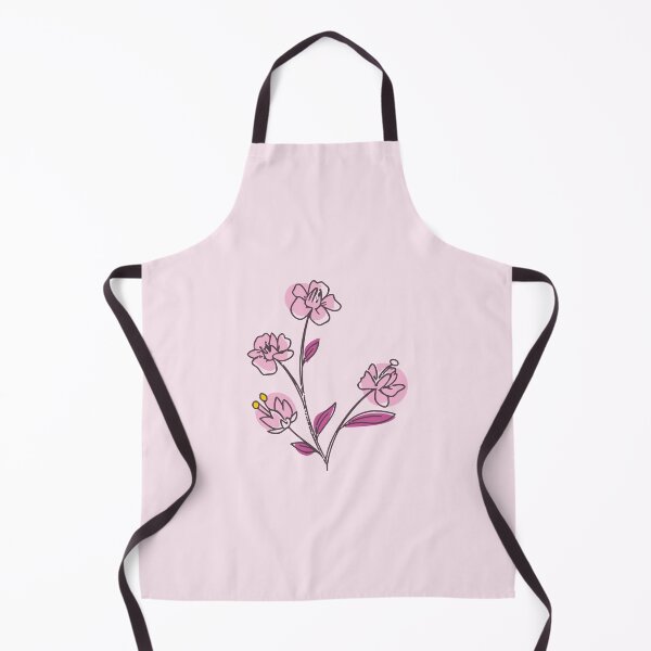 Item preview, Delicate Pink Blossom Line Art Composition designed and sold by kiluaarrshotts.