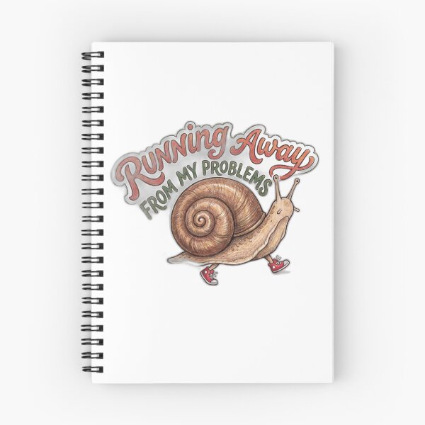 Item preview, Running Away From My Problems Cute Snail designed and sold by ryanguas.