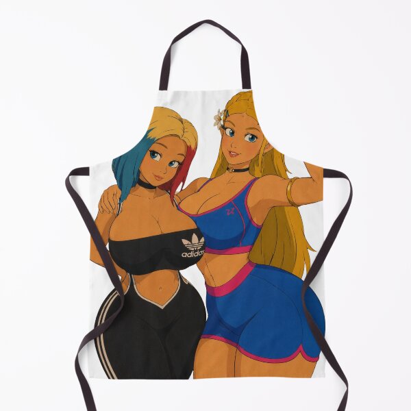 Item preview, Anime Fitness Friends | Original Gym Girls Workout Illustration designed and sold by  Hollow Moon Studios..