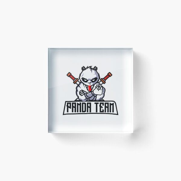 Item preview, Panda Team Logo with Sword | Warrior Panda Gaming Esports Mascot Emblem designed and sold by LeoArt007.