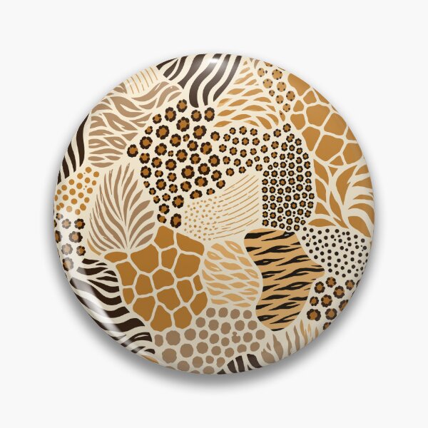 Item preview, Safari Animal Print Patchwork Pattern designed and sold by WildlifeInc.
