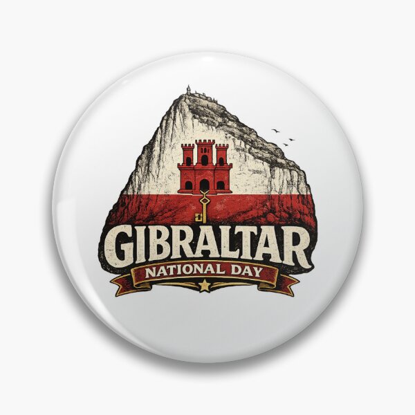 Item preview, Vintage Gibraltar National Day designed and sold by djbingib.