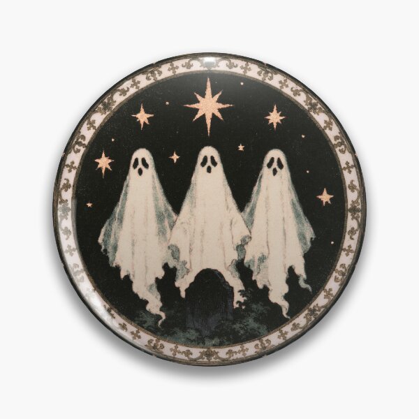 Item preview, Midnight Ghost Gathering – Vintage Halloween Spirits designed and sold by AL Gothic Whimsy.