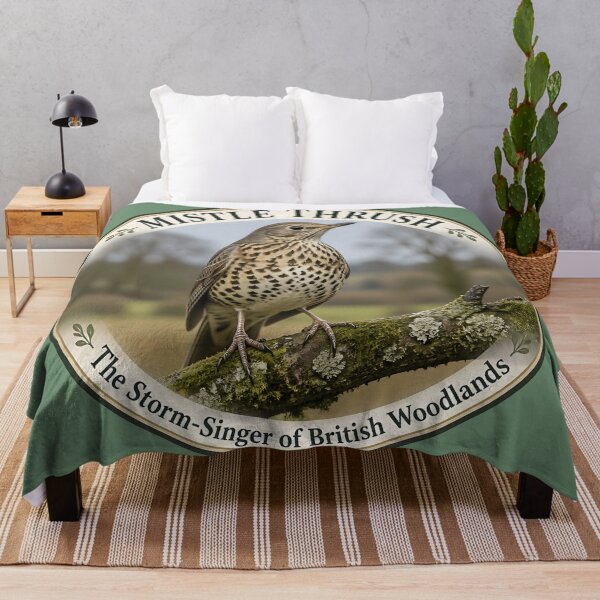 Item preview, MISTLE THRUSH – The Storm Singer of Britain's Woodlands designed and sold by The Digital Compass.
