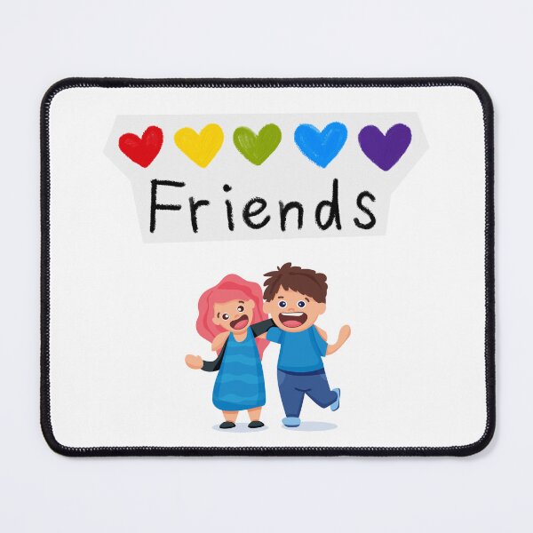 Item preview, Colorful Friends Cute Illustration designed and sold by Emanartstudio14.