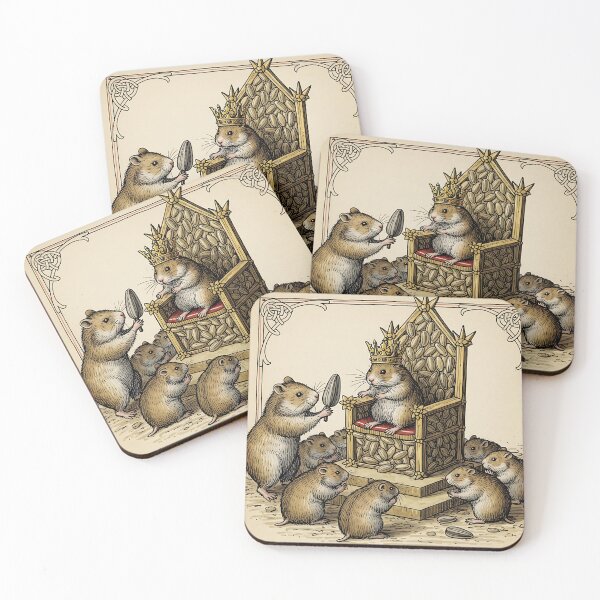 Item preview, Hamster King on Sunflower Seed Throne designed and sold by Michaelragheb.