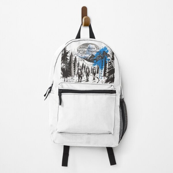 Item preview, Trash Polka Hiking Art – Adventure Is Better Together designed and sold by GabeMountainArt.