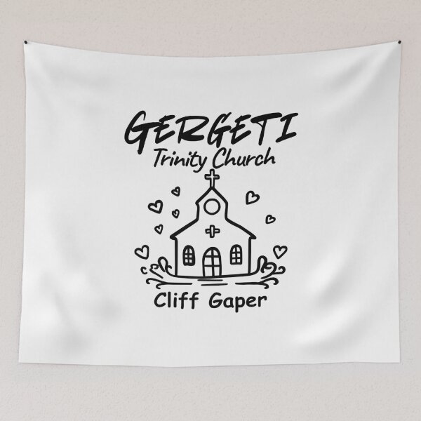 Item preview, Georgia : Gergeti trinity church cliff gaper designed and sold by Peerless-Prime.