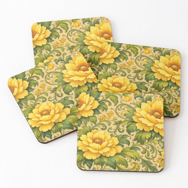 Item preview, Golden floral harmony designed and sold by Sigtrix.