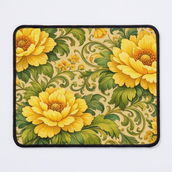 Item preview, Golden floral harmony designed and sold by Sigtrix.