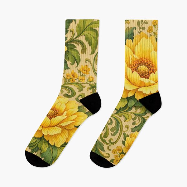 Item preview, Golden floral harmony designed and sold by Sigtrix.