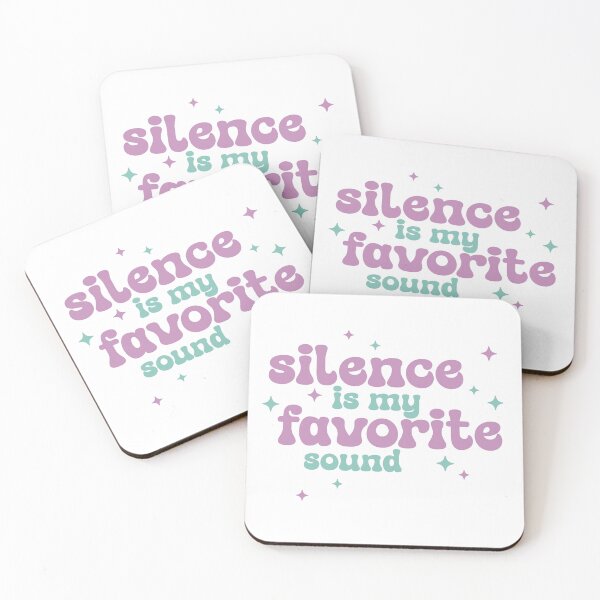 Item preview, Funny Introvert Shirt Silence Is My Favorite Sound Lilac & Teal Typography Retro Style  Is Power Chronic Illness Humor Mental Health Sarcasm Spoonie Life designed and sold by RealLifeMerchies.