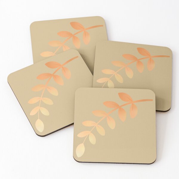 Item preview, Aesthetic Autumn Leaf Branch - Soft Orange Botanical Art designed and sold by ubborn.