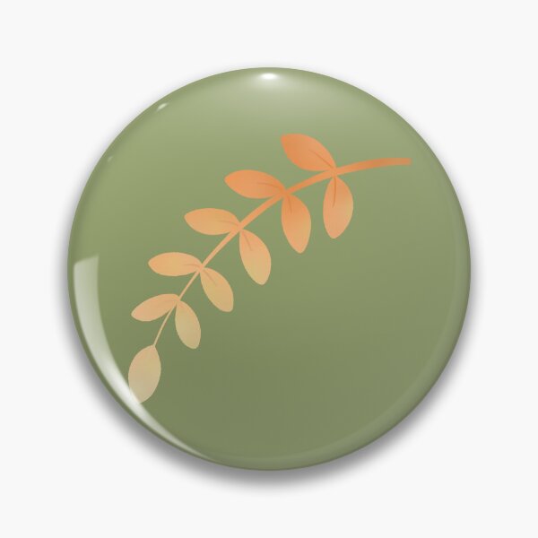 Item preview, Aesthetic Autumn Leaf Branch - Soft Orange Botanical Art designed and sold by ubborn.