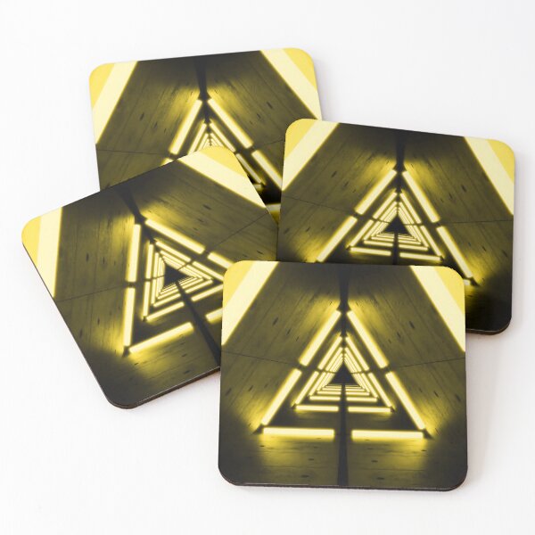 Item preview, Triangular Tunnel & Yellow Neon Lights designed and sold by Electric Shock!! Design.