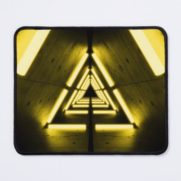 Item preview, Triangular Tunnel & Yellow Neon Lights designed and sold by Electric Shock!! Design.