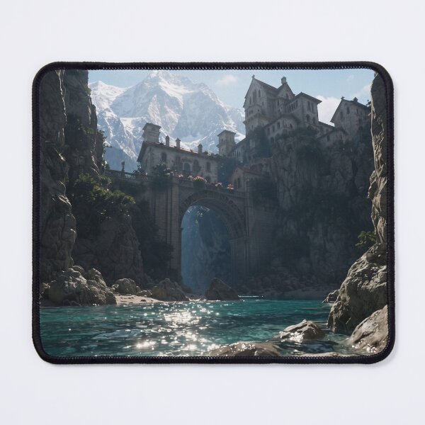 Item preview, Guardian of the Coast, Epic Fantasy Cliffside Fortress designed and sold by BlareBlare.