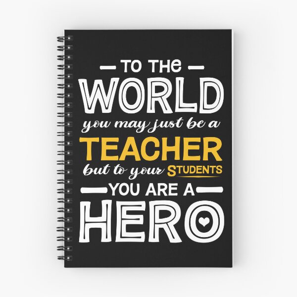 Item preview, o The World You May Be A Teacher To Your Students A Hero designed and sold by teeperfect.