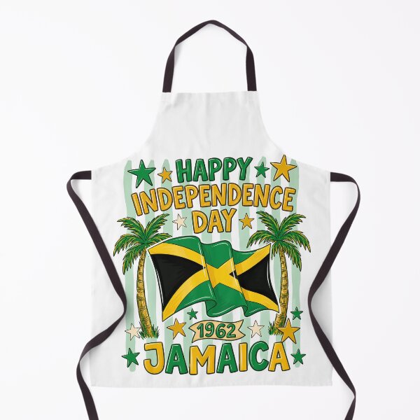 Item preview, Happy Jamaica Independence Day 1962 Jamaican Flag Caribbean Pride designed and sold by BoldThreadLab.