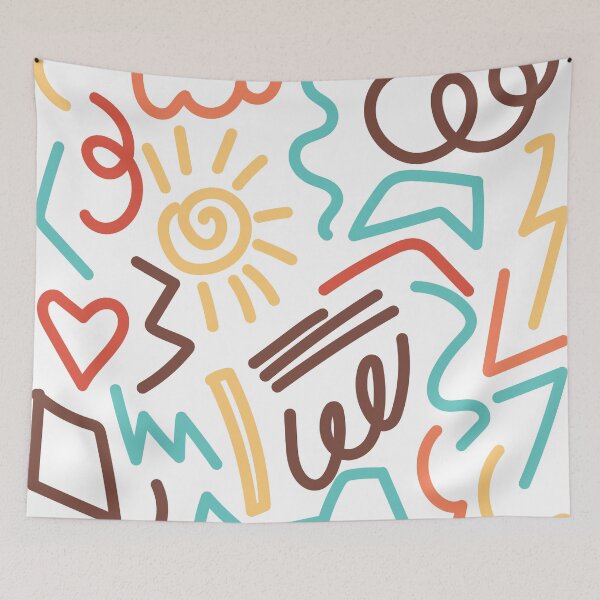Item preview, Colorful Scribble designed and sold by Gradasee.