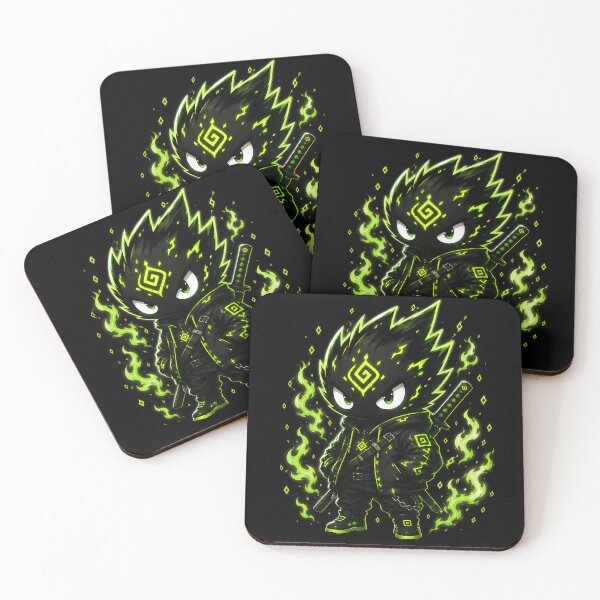 Item preview, GLYPH BEASTS Neon Shadow Ninja designed and sold by Ekracreatives.