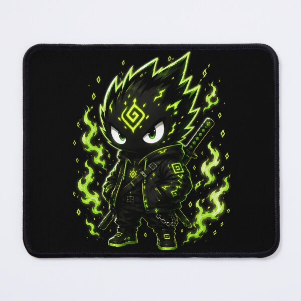 Item preview, GLYPH BEASTS Neon Shadow Ninja designed and sold by Ekracreatives.
